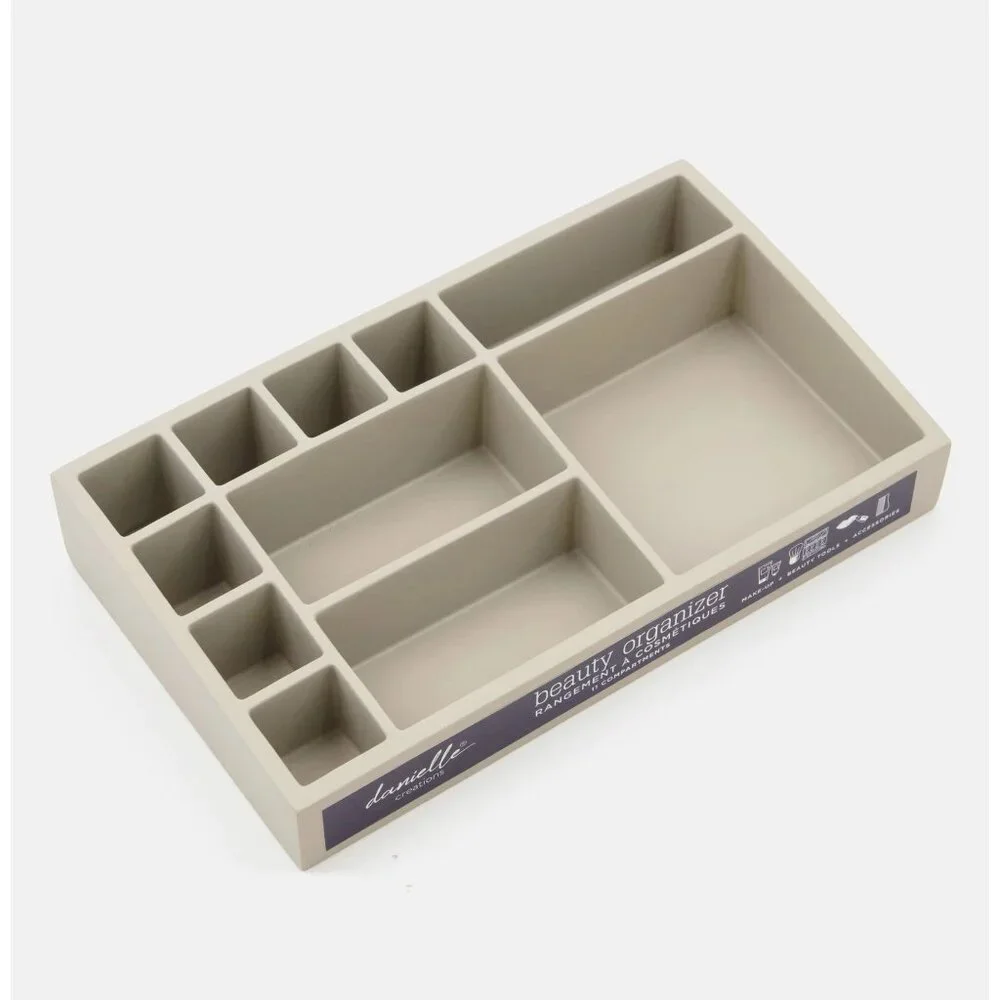 Grey Cosmetic Beauty Organizer Heavy Duty by Danielle Creations